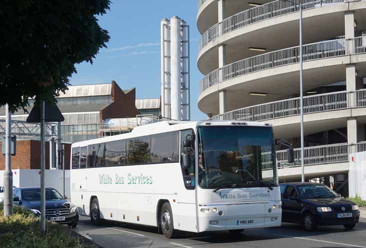 White Bus Volvo B7R Plaxton YN10ABO